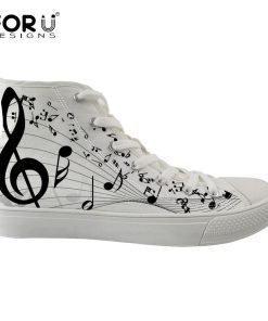 Music Lover - Melody High Top Shoes