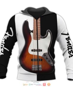 Music Lover - Wooden Guitar Zip Up Hoodie