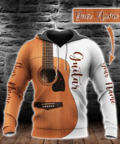 Music Lover - Guitar Custom Name Pullover Hoodie