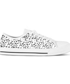 Music Lover - Musical Notes Low Top Shoes V2 - Image 3