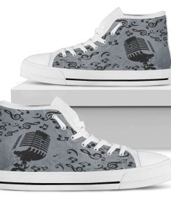 Music Lover - Musical Notes High Top Shoes V3